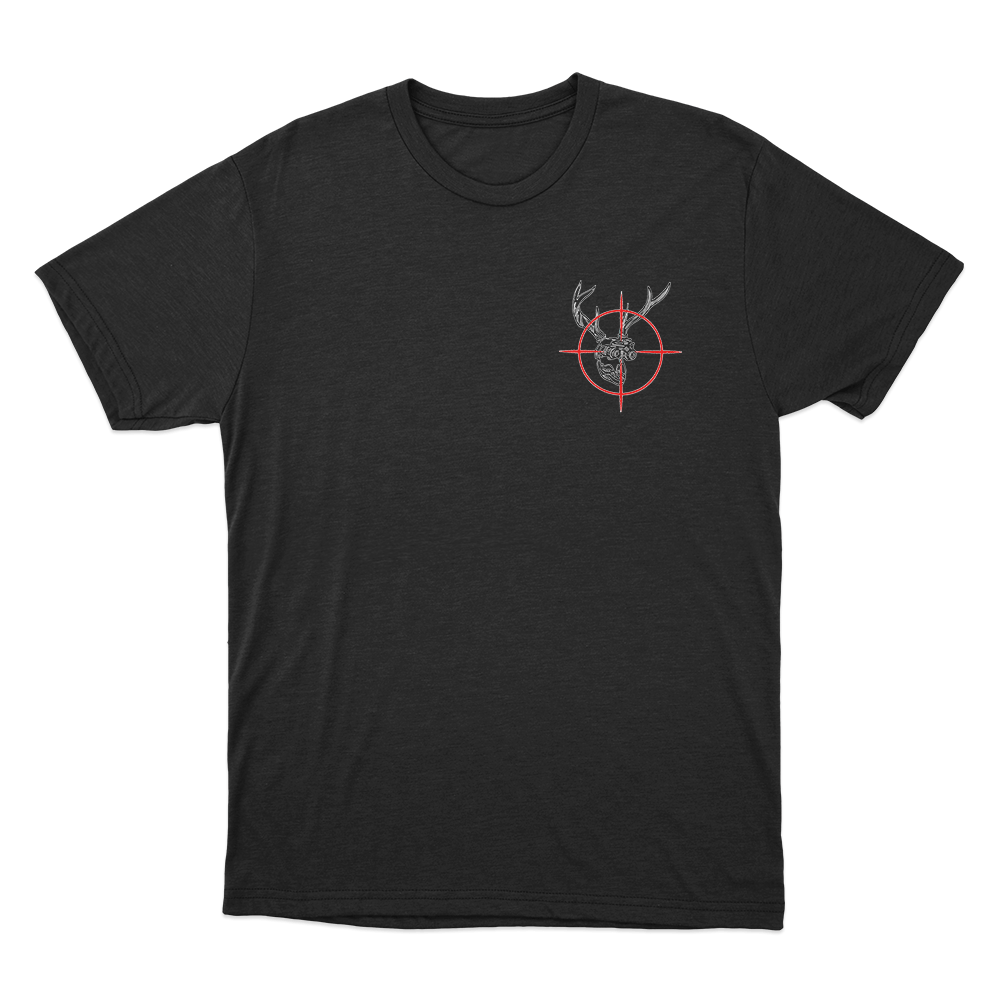 Hunter Skull Target Unisex T Shirt Black Hunter Skull Target Unisex T Shirt Black