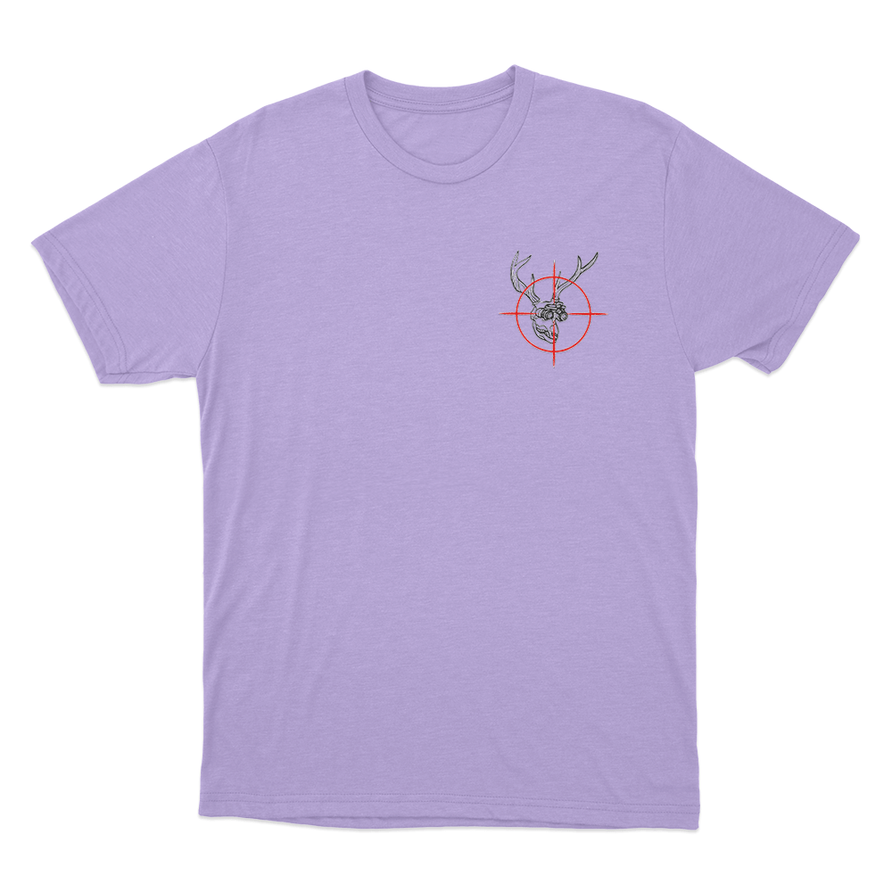 Hunter Skull Target Unisex T Shirt Purple Hunter Skull Target Unisex T Shirt Purple