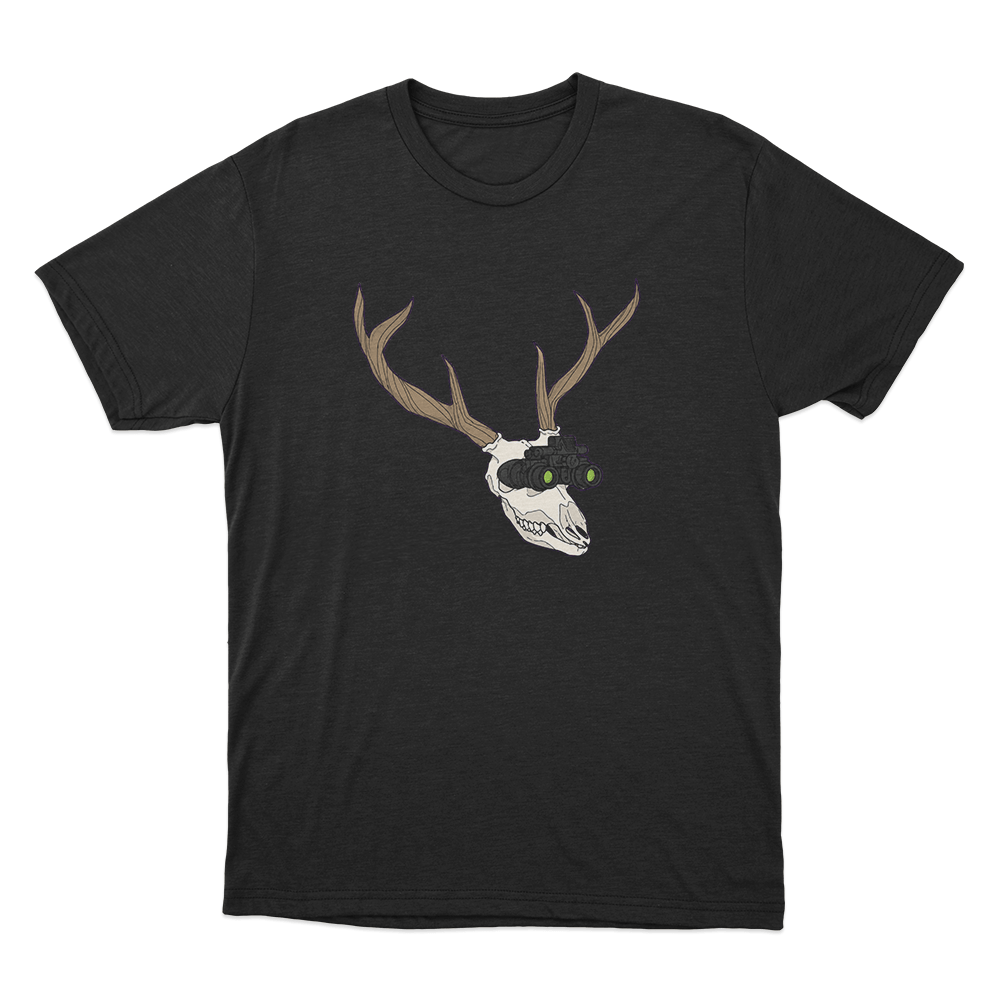 Wendigoon Antler Skull Logo Unisex T Shirt Black Wendigoon Antler Skull Logo Unisex T Shirt Black