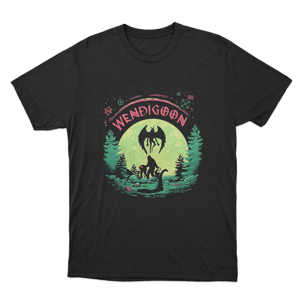 Wendigoon Forest Creature Unisex T Shirt Black Wendigoon Forest Creature Unisex T Shirt Black