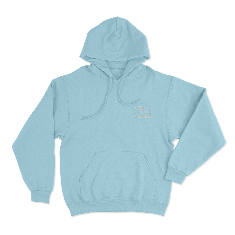 Wendigoon Logo Unsiex Hoodie Sky Blue Wendigoon Logo Unsiex Hoodie Sky Blue
