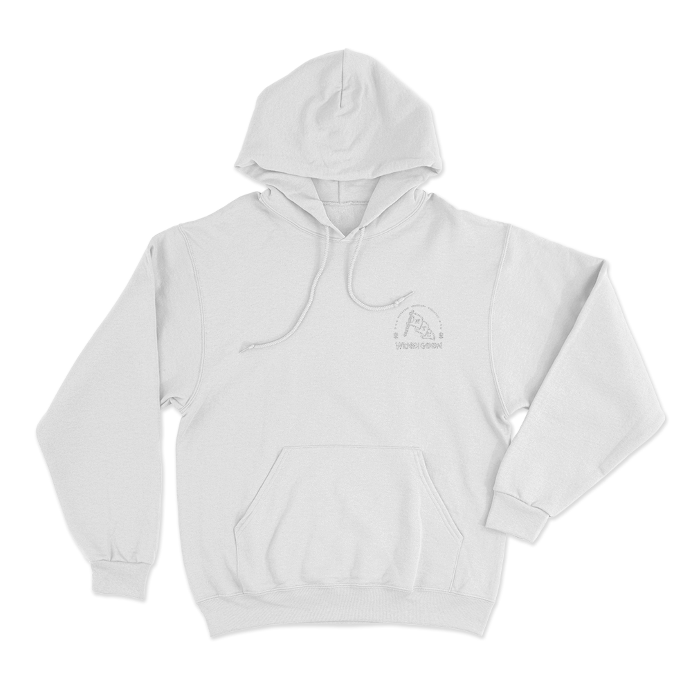 Wendigoon Logo Unsiex Hoodie White Wendigoon Logo Unsiex Hoodie White