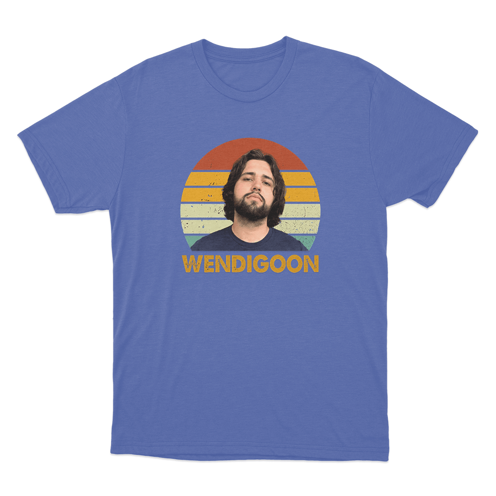Wendigoon Portrait Unisex T Shirt Blue Wendigoon Portrait Unisex T Shirt Blue