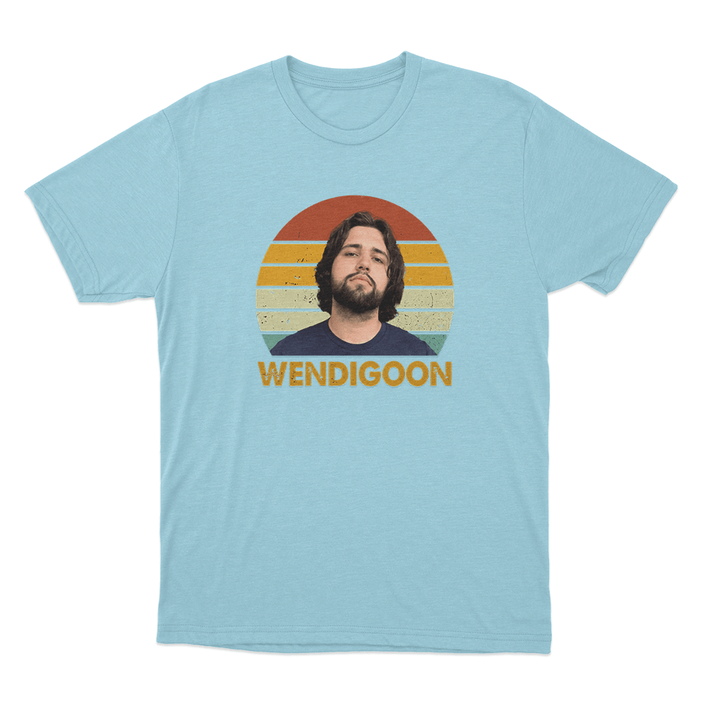 Wendigoon Portrait Unisex T Shirt Sky Blue Wendigoon Portrait Unisex T Shirt Sky Blue